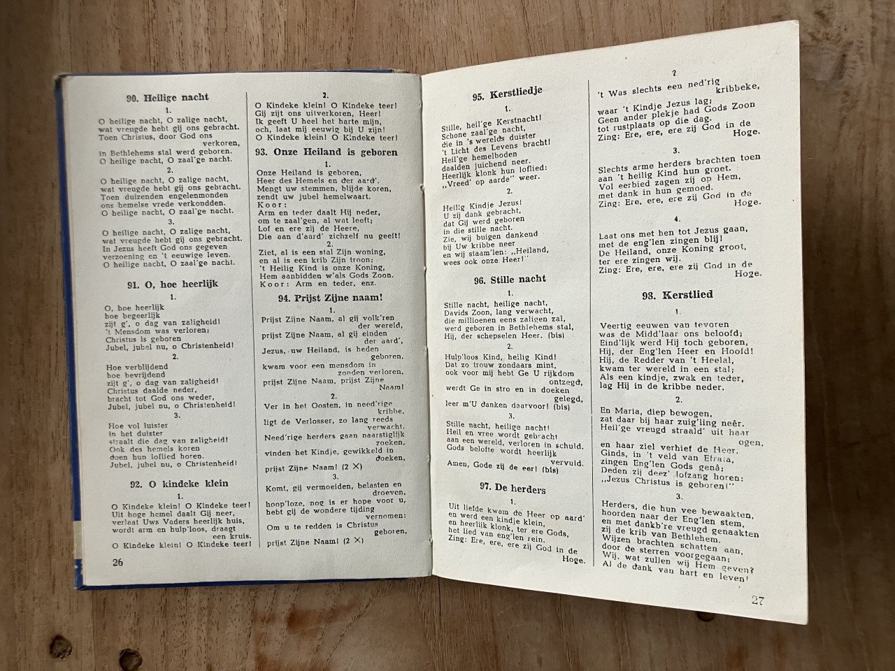 Boekje Wie zingt mee - Zondagschool liedboek (ca. 1945)