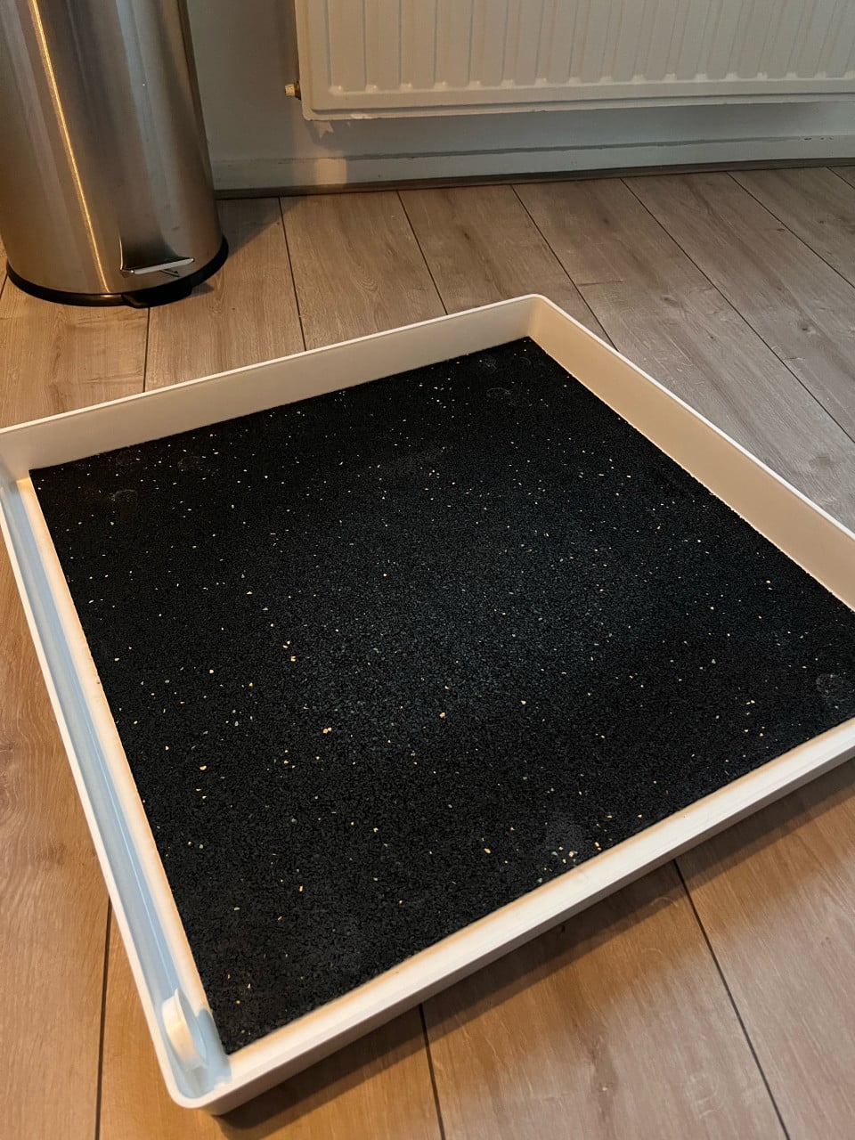 Lekbak wasmachine + demper