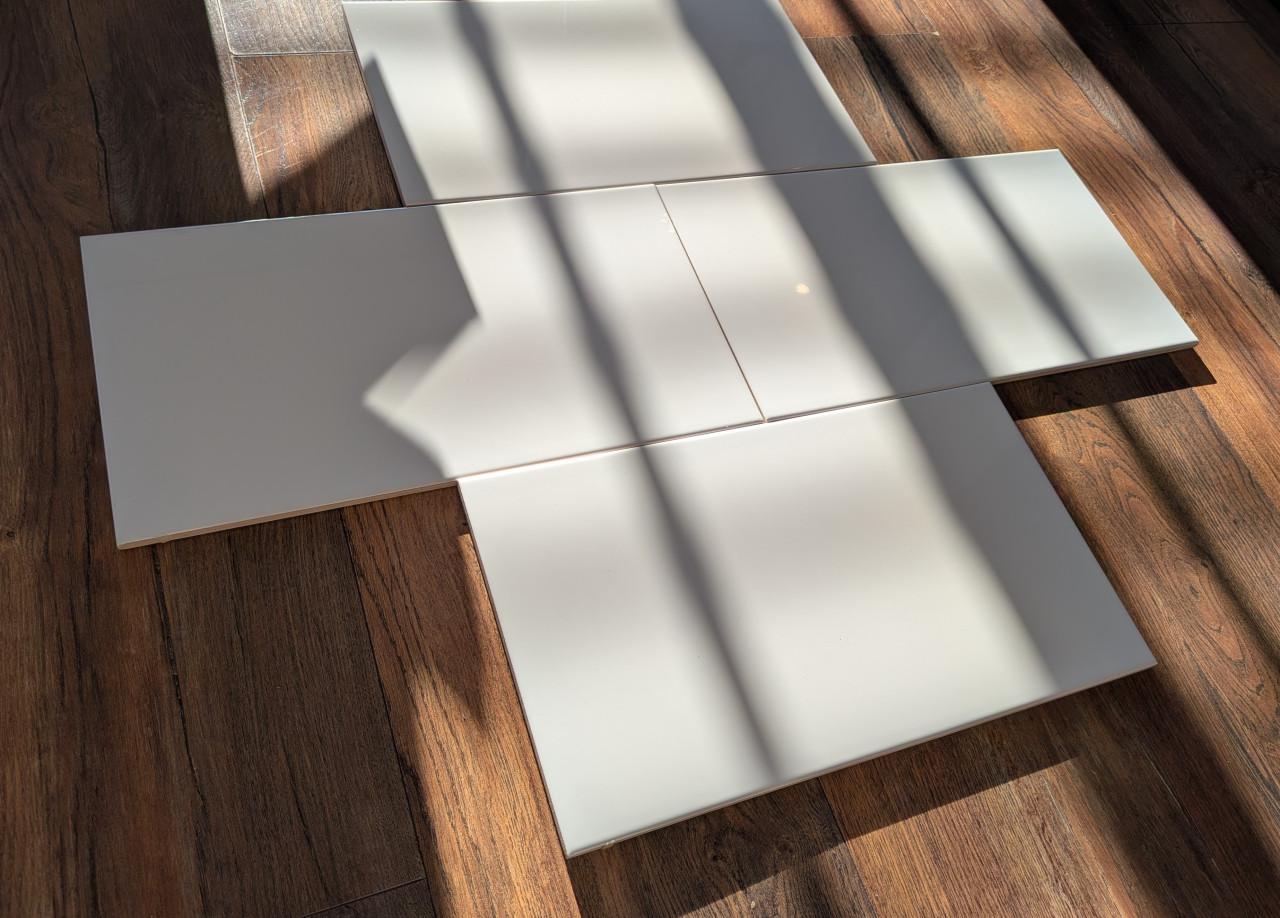 (wand) Tegels merk sphinx 25 x 45 white gloss 30m2