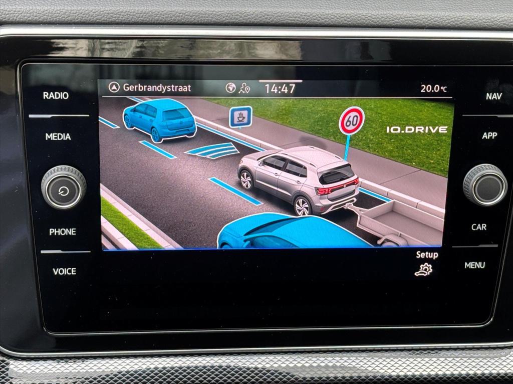 Volkswagen T-cross 1.5 tsi 150pk dsg-7 r-line|black style| dodehoek| navi|t