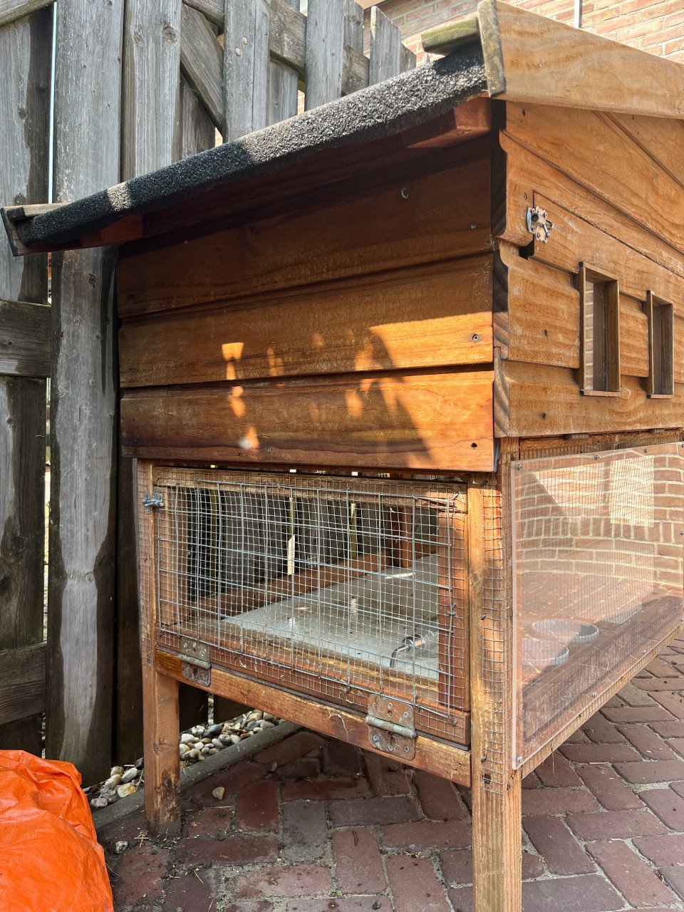 Groot compleet  konijnenhok