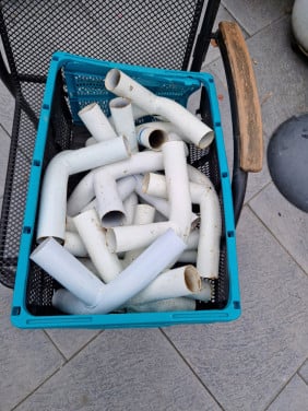 Koppelstukken voor partytent.