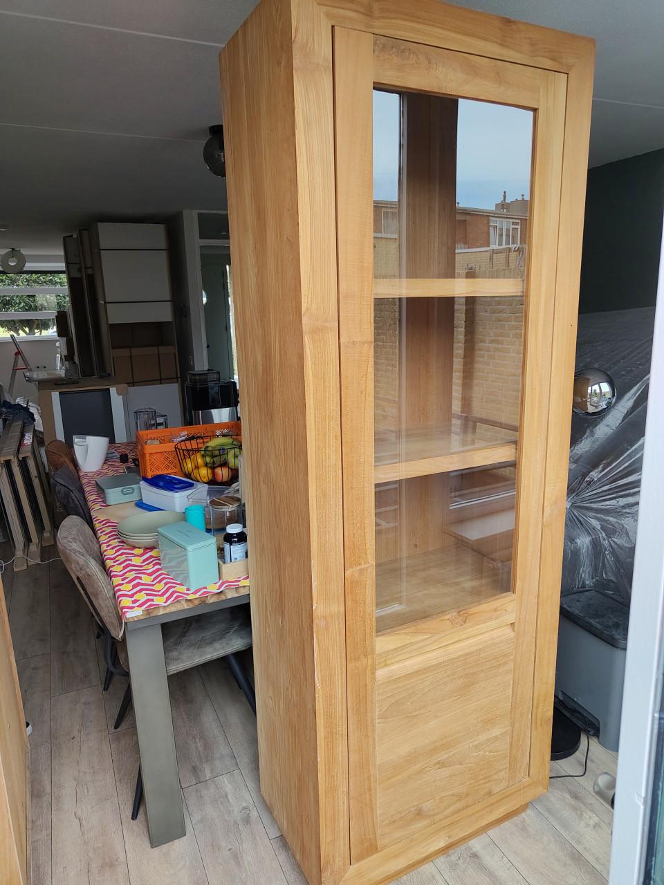 Teak houten kast