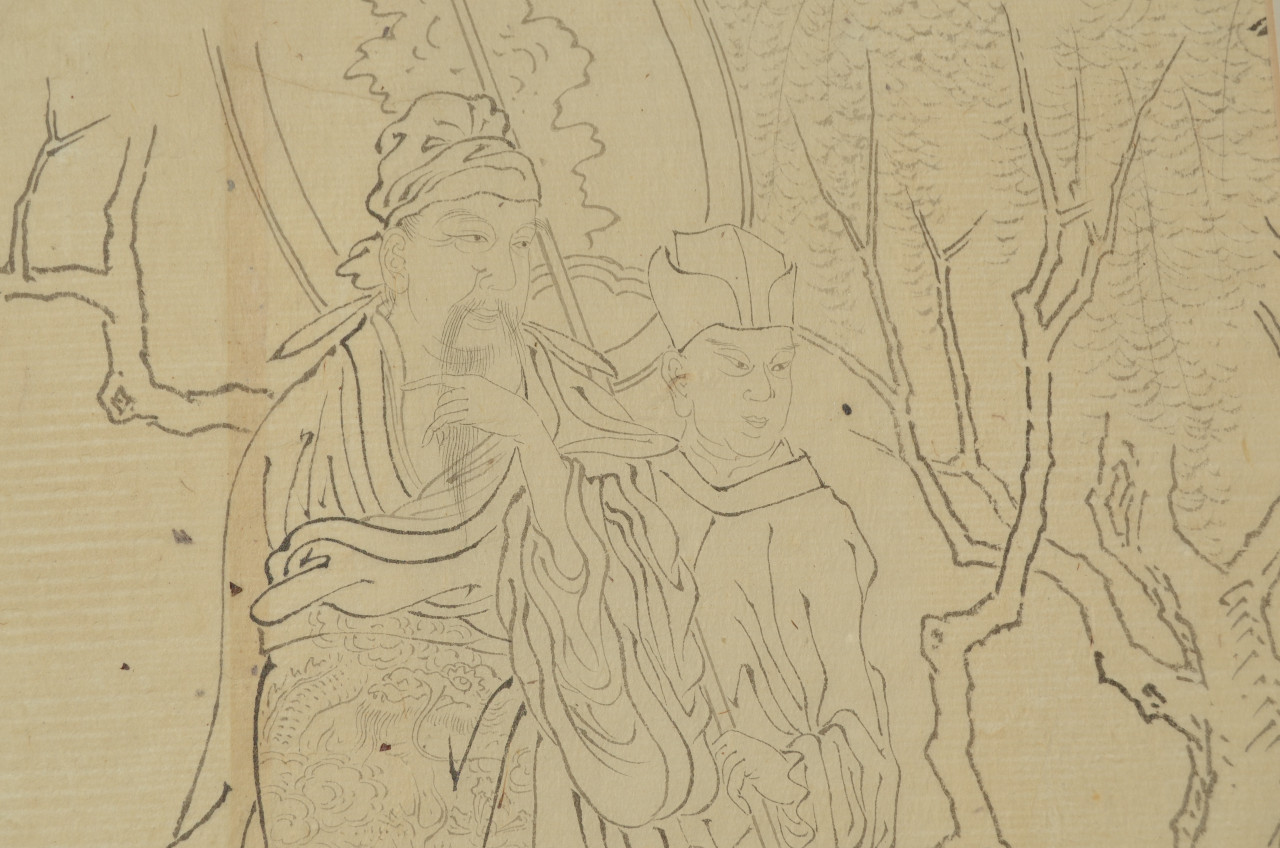 Mooie Chinese tekening ca. 1900 (2)