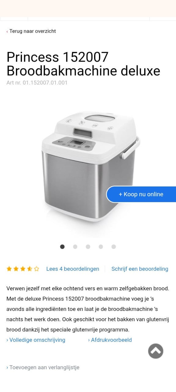 Princess Broodbakmachine