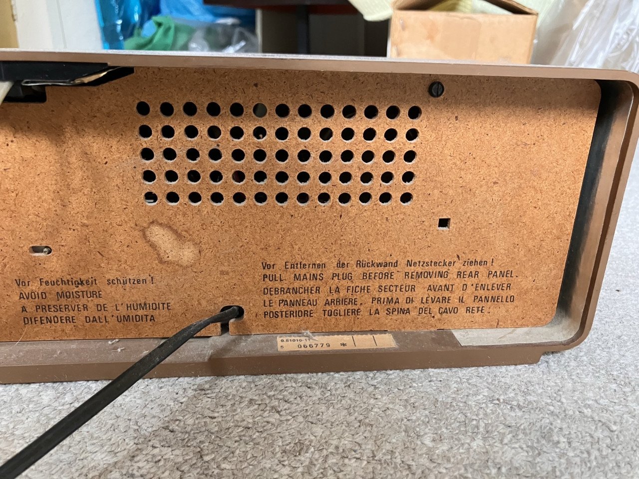 Vintage radio Grundig RF511.