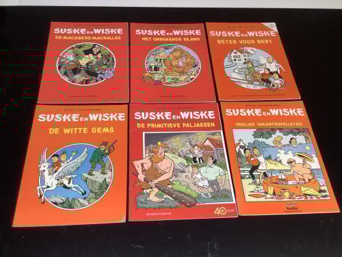 Stripboeken Suske en Wiske, speciale uitgave. 6 Verschillende.