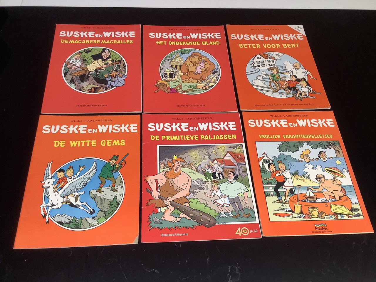 Stripboeken Suske en Wiske, speciale uitgave. 6 Verschillende.