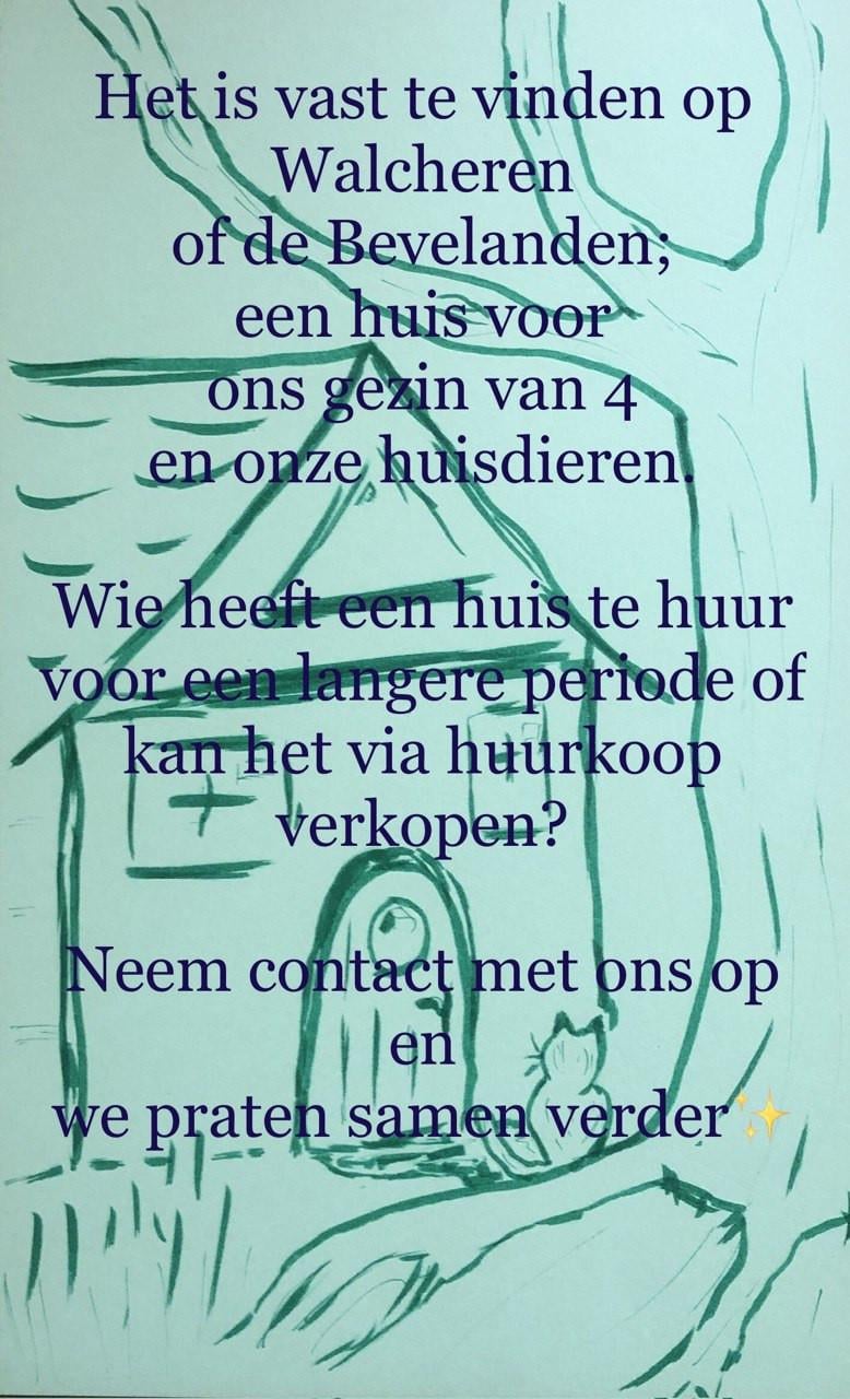 Huis te huur of via huurkoop gezocht