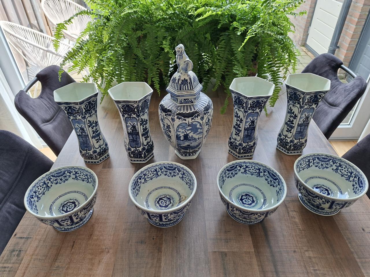 Delfts blauw vazen