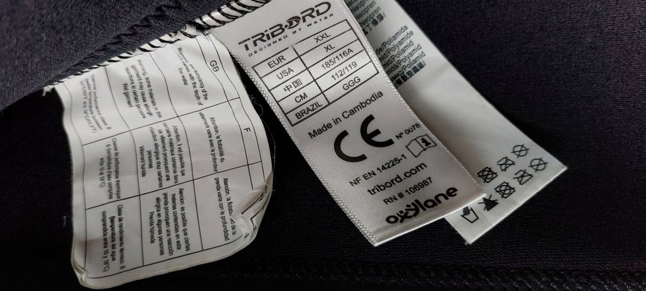 NIEUWE Tribord Wetsuit 7 mm. met kap maat XXL (nooit gebruikt)