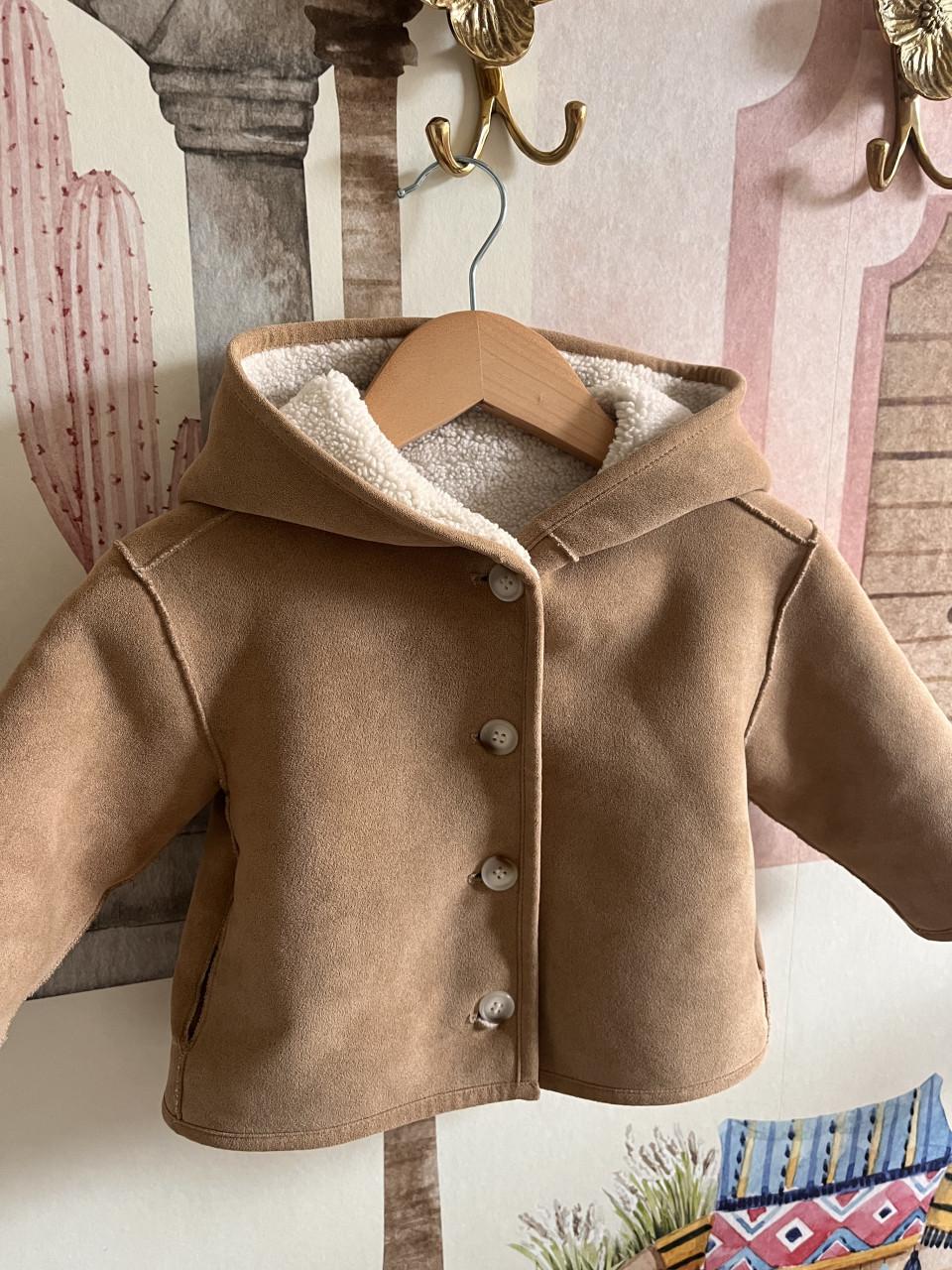 Reversible winterjas baby maat 74