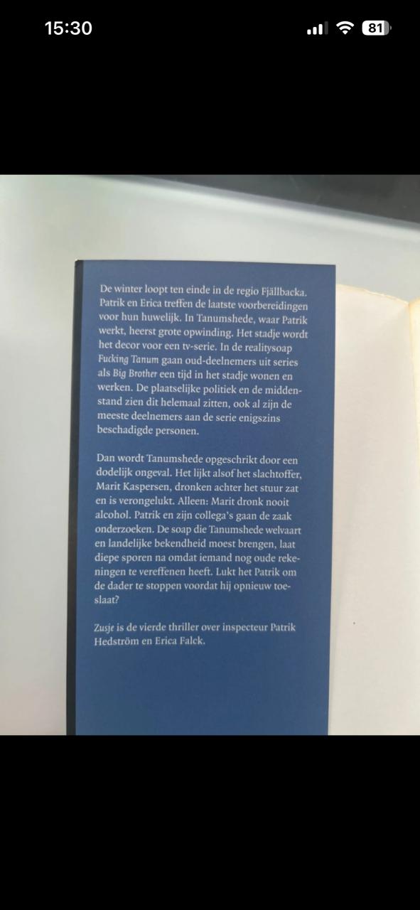 Camilla Lackberg – Zusje