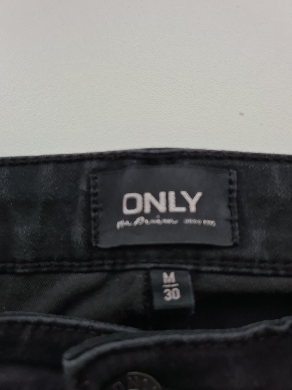 ONLY zwarte flared , stretch spijkerbroek  Maat M / Lengte 30