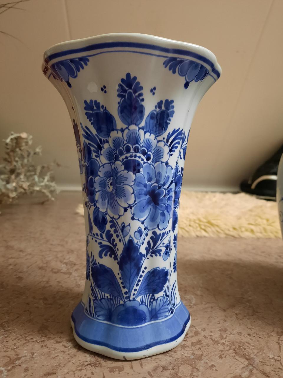 Set Delfsblauwe vazen