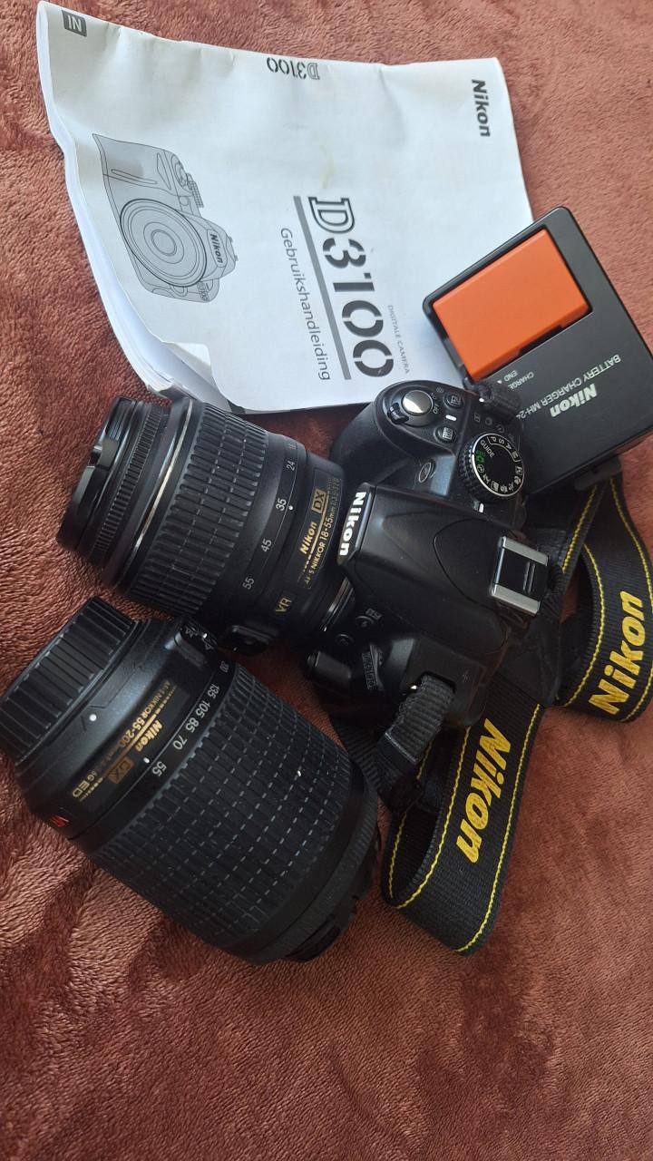 Nikon D3100 en lenzen