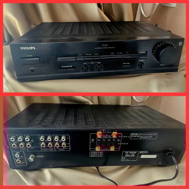 Philips FA630 geïntegreerde stereo versterker – werkend