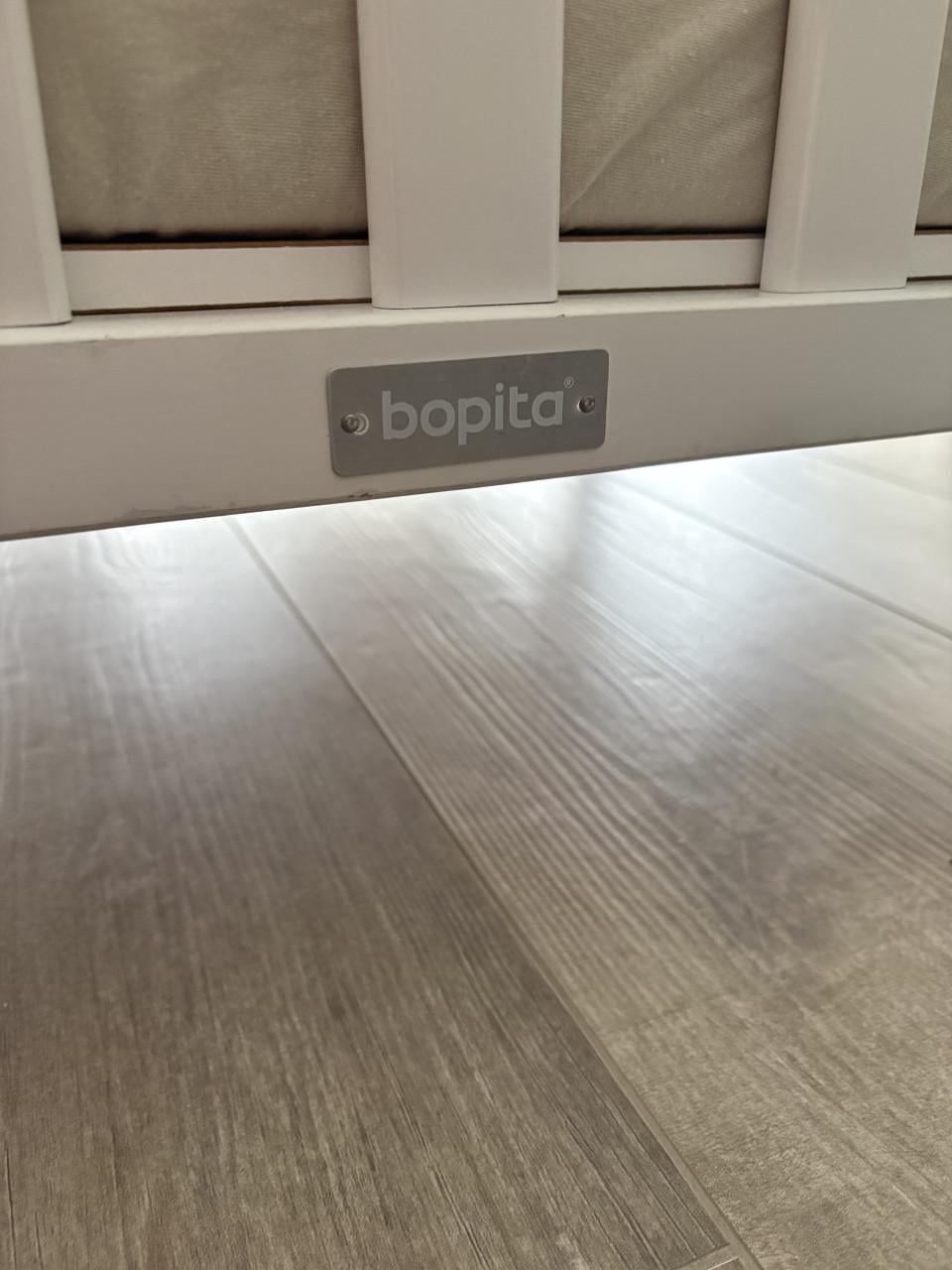 Bopita houten Box wit, incl. box-matras en box-kleed