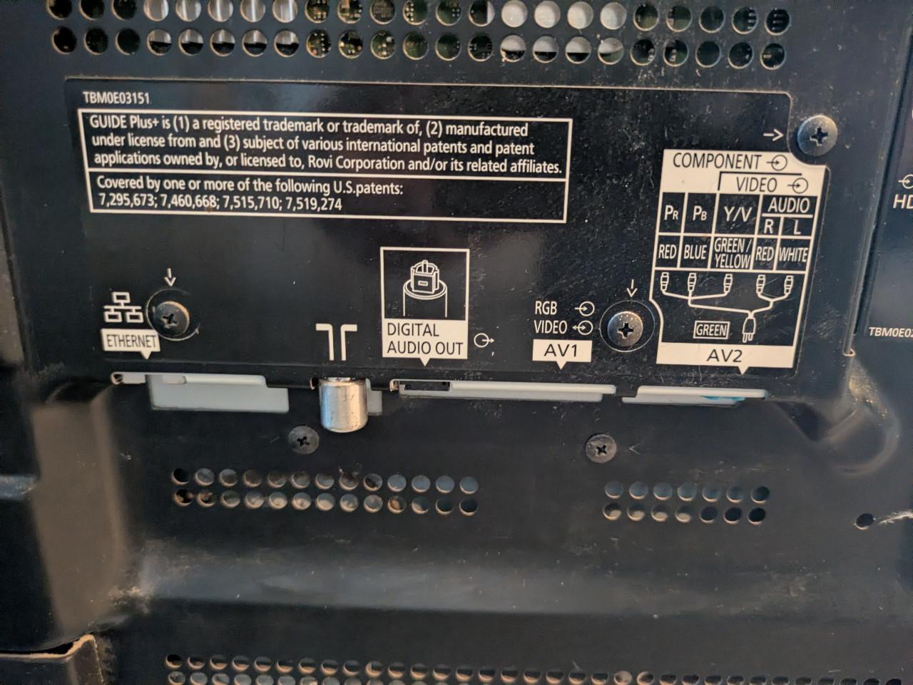 Panasonic 42" plasma TV    TX-P42ST50E