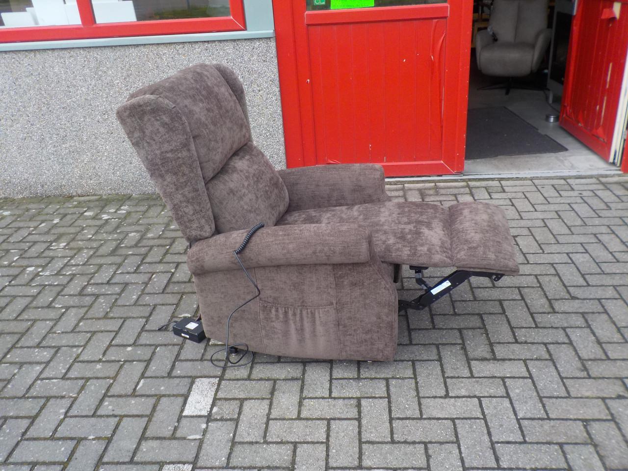Nieuwe stoffen elektrische sta-op relax fauteuil met 2 motoren