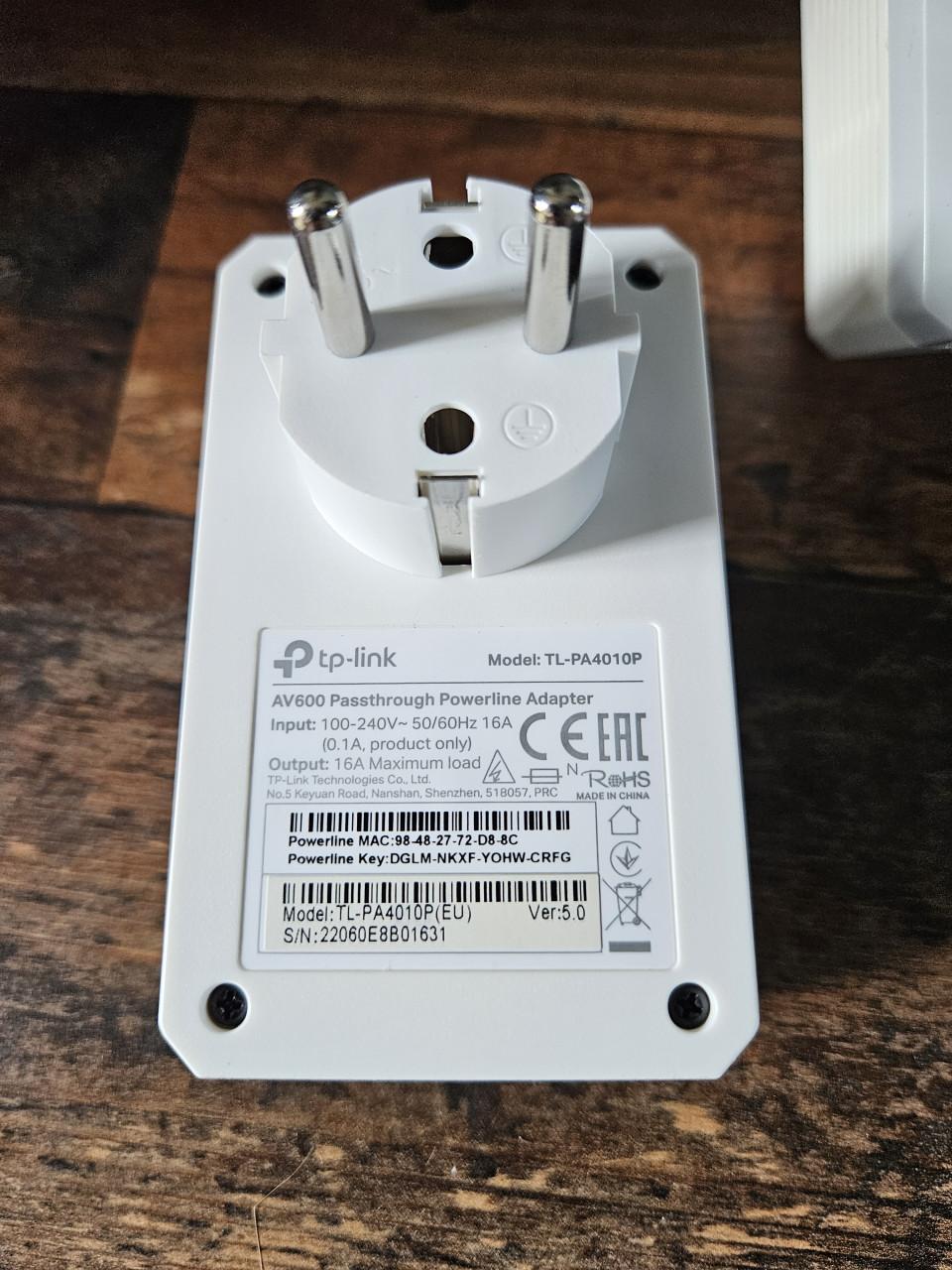 Zgan TP-Link AV600 Powerline Starter Kit TL-PA4010P