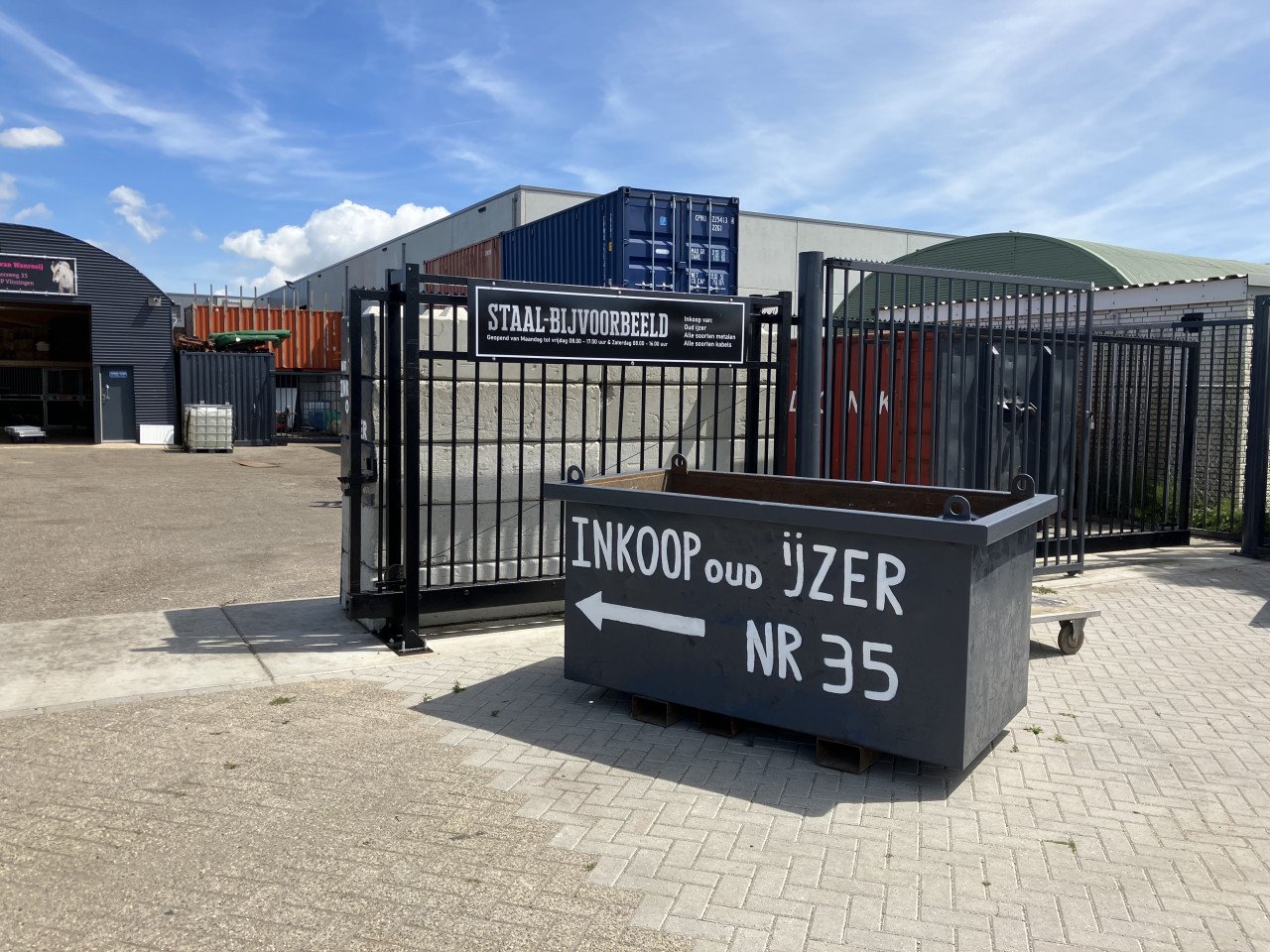 Inkoop oud ijzer en metalen. Beste prijs in Vlissingen