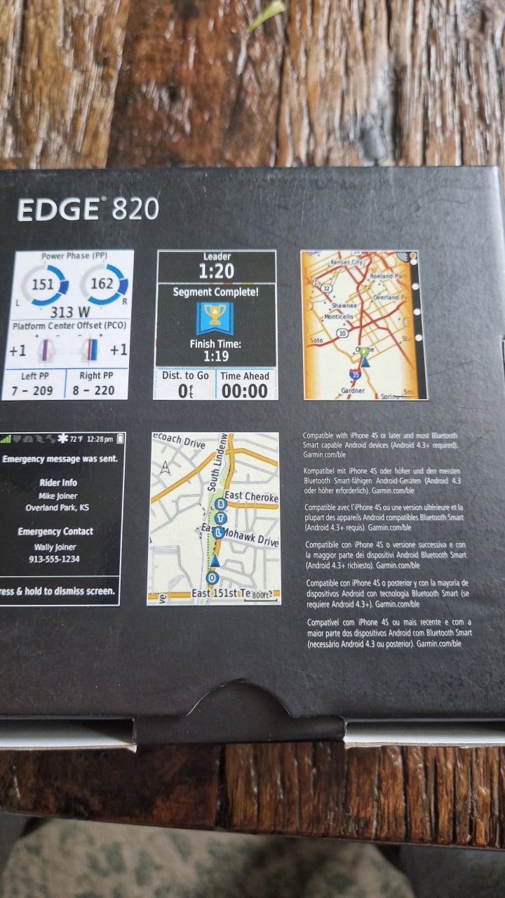 Garmin Edge 820