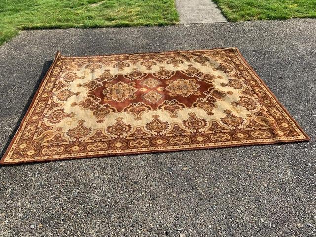 Te koop; vloerkleed vintage 170 x 234 kleed nostalgie retro