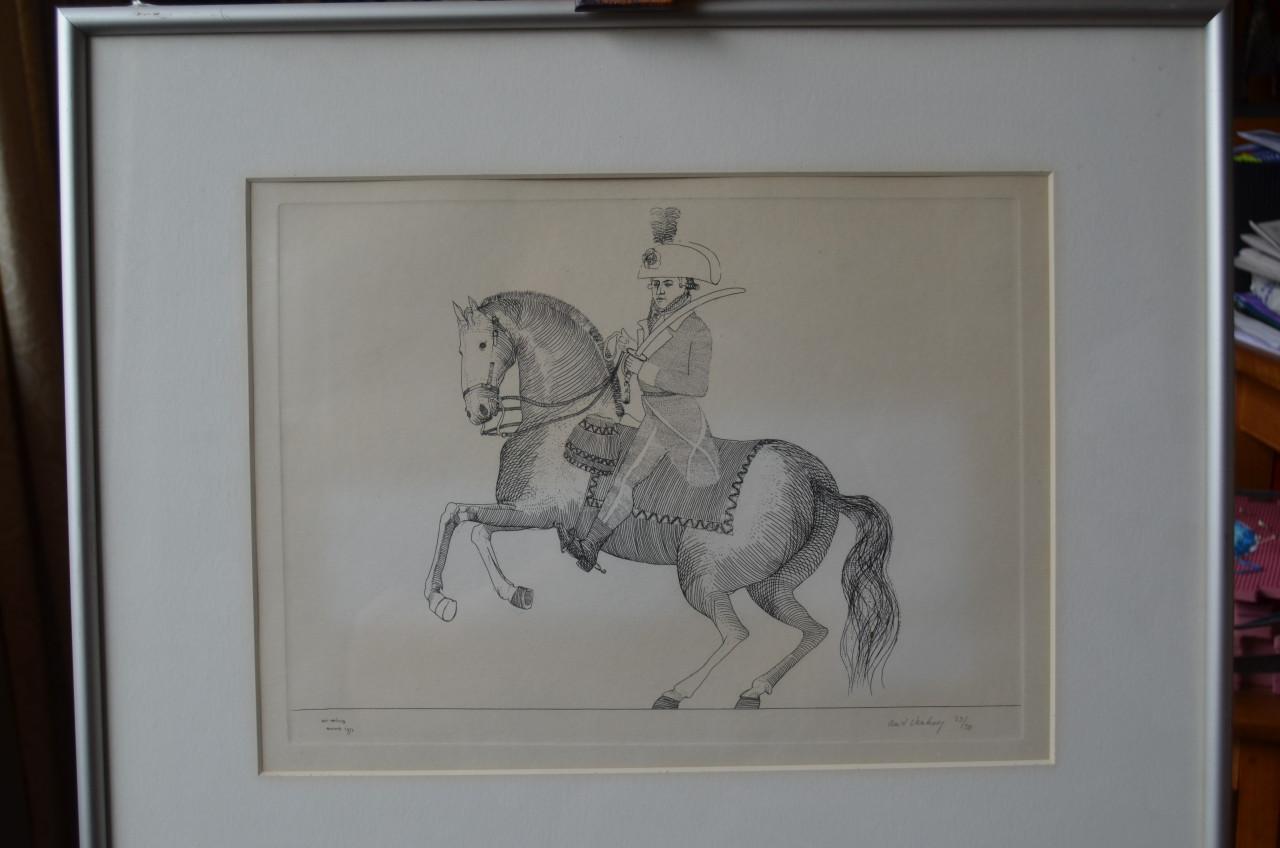 2 Etsen Aat Verhoog pendant gedrukt, gesigneerd/genummerd