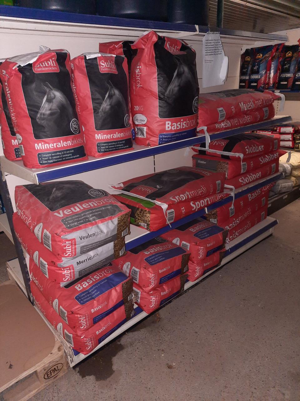 Ruime keuze paardenvoeders