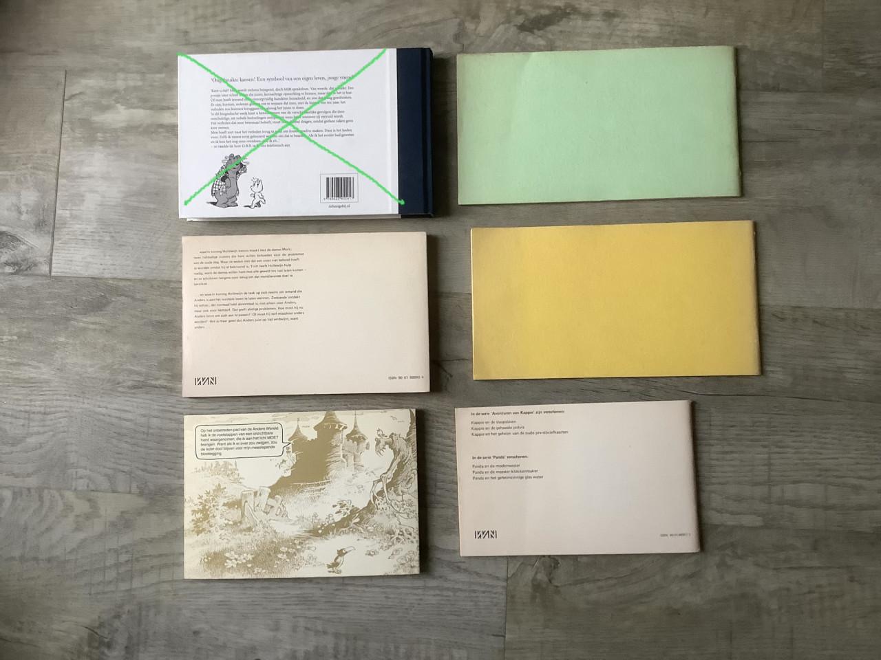 Marten Toonder, 5 Boeken o.a. Tom Poes, Kappie, Hollewijn