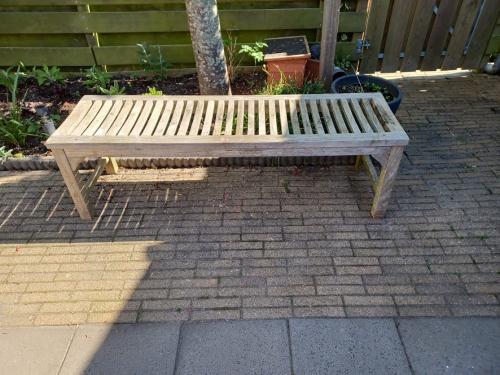 Teak houten buitenbank