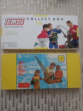 Vintage TEMSI + TEMSI 1A Constrctie Speelgoed