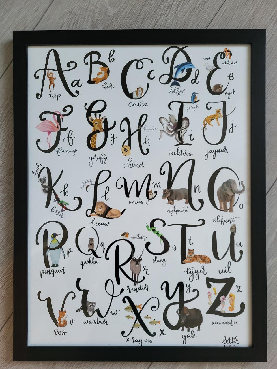 Kinderkamer - 2 mooie ingelijste posters