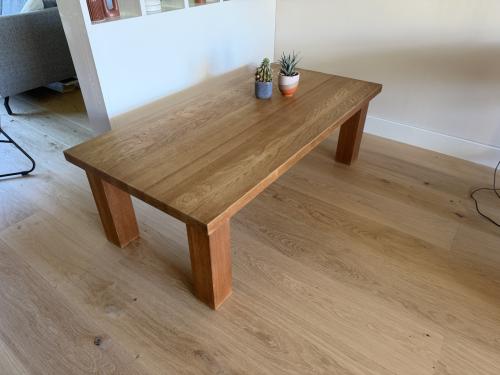 Eikenhouten salontafel