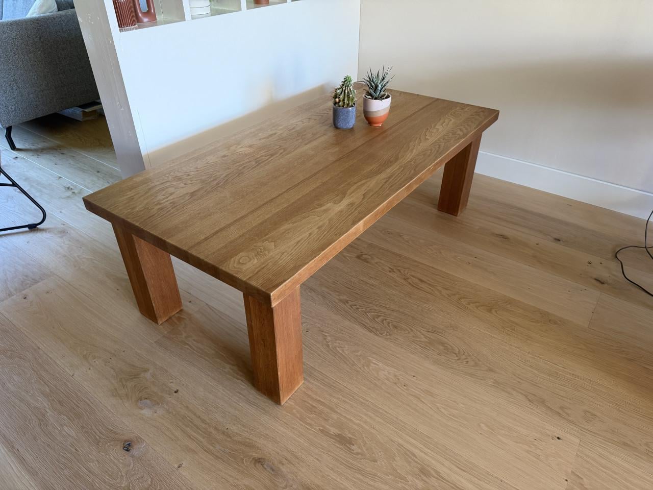Eikenhouten salontafel
