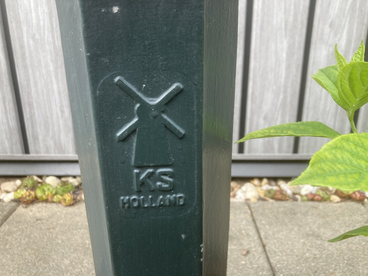 Gietijzeren lantaarnpaal