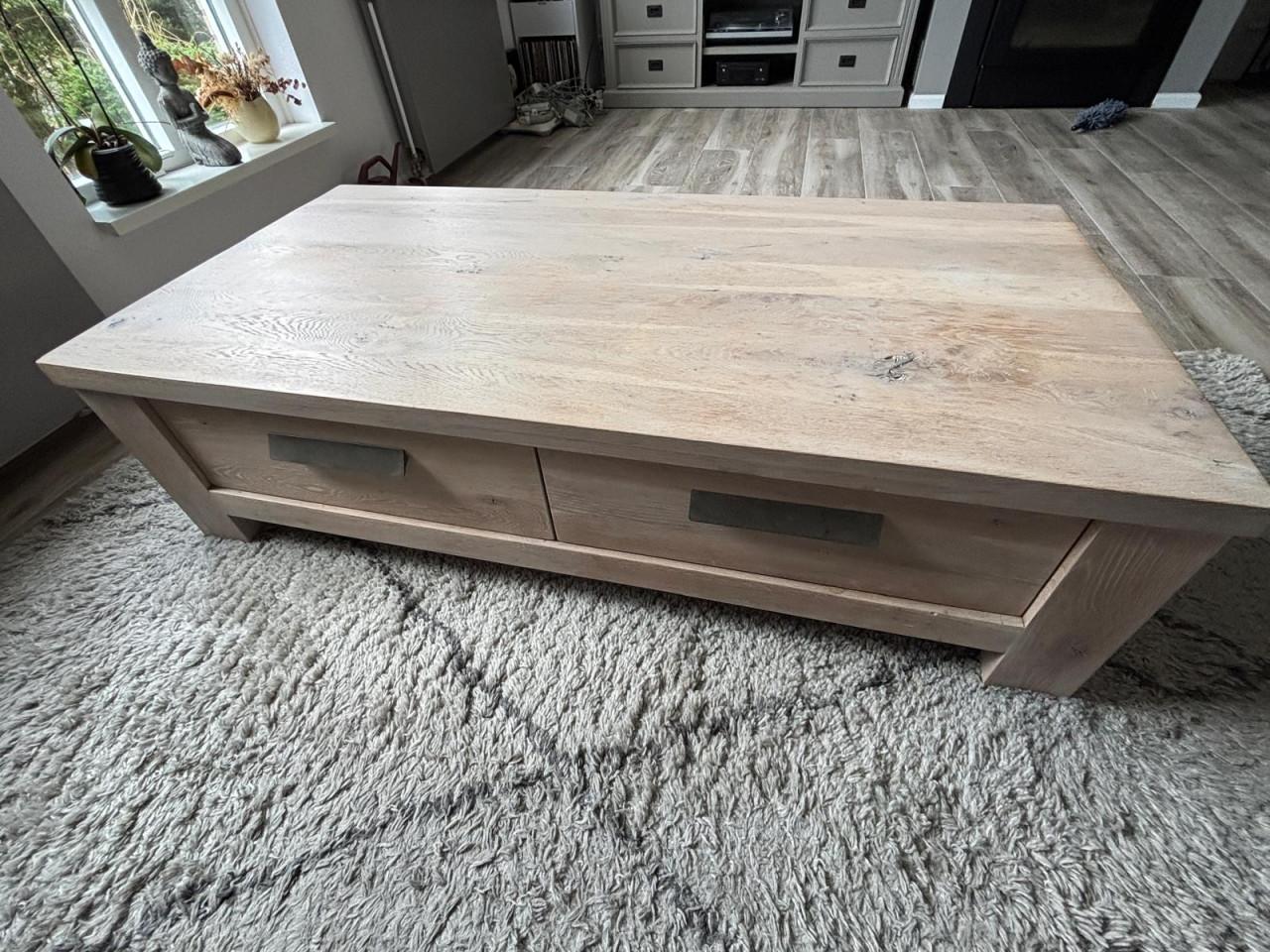 Salontafel Averno  White oil 140x70cm