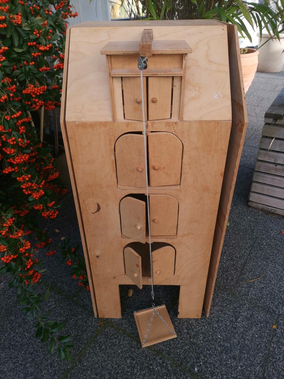 Leuk houten speelpakhuis