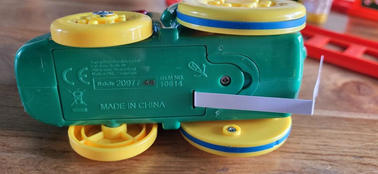 Muzikale speelgoedtrein