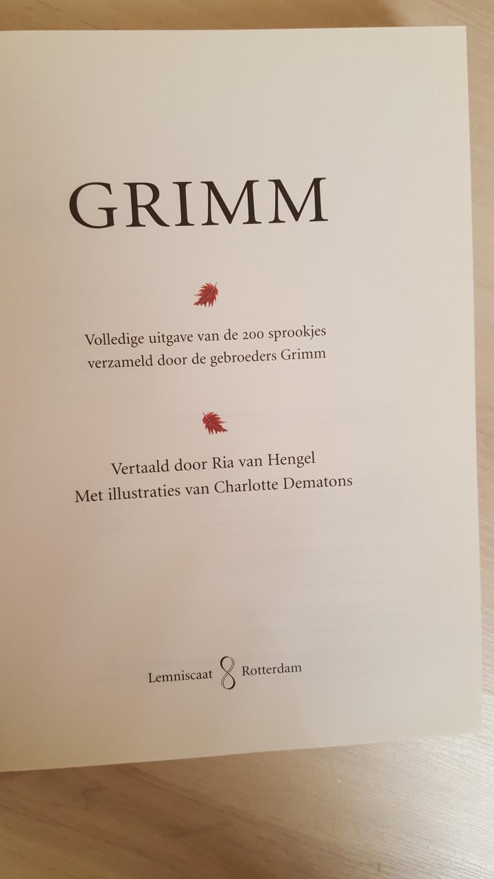 SPROOKJESBOEK van  GRIMM