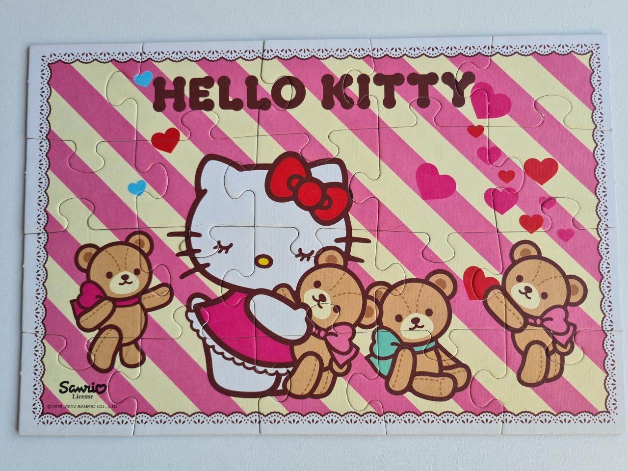 Hello Kitty 4-in-1 puzzelset voor 3+