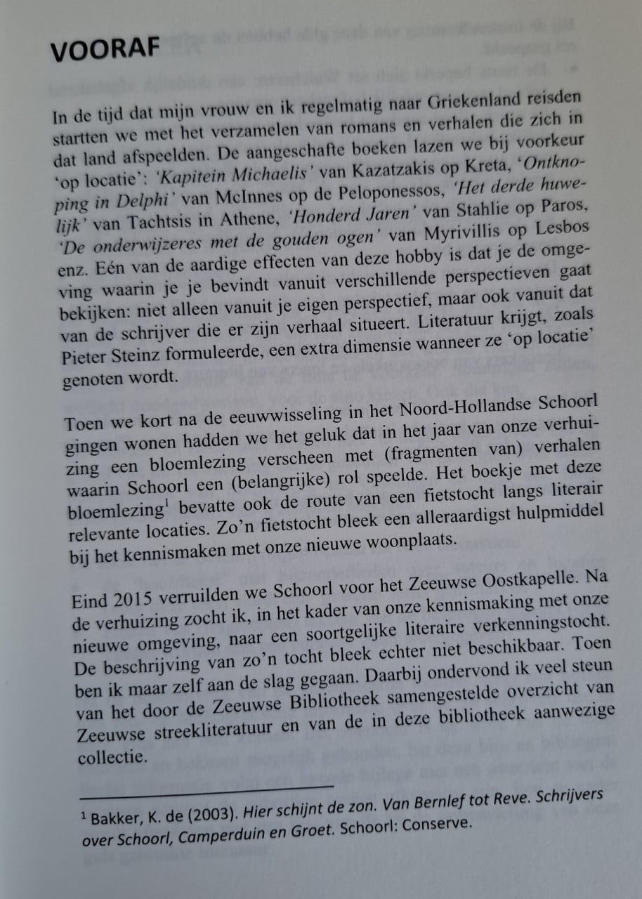Langs literaire locaties op Walcheren, een wandel- en fietsgids,60 locaties