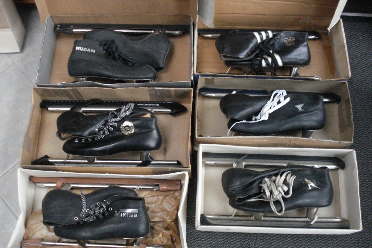 Schaatsen.  Noren - vaste , geen klapschaatsen