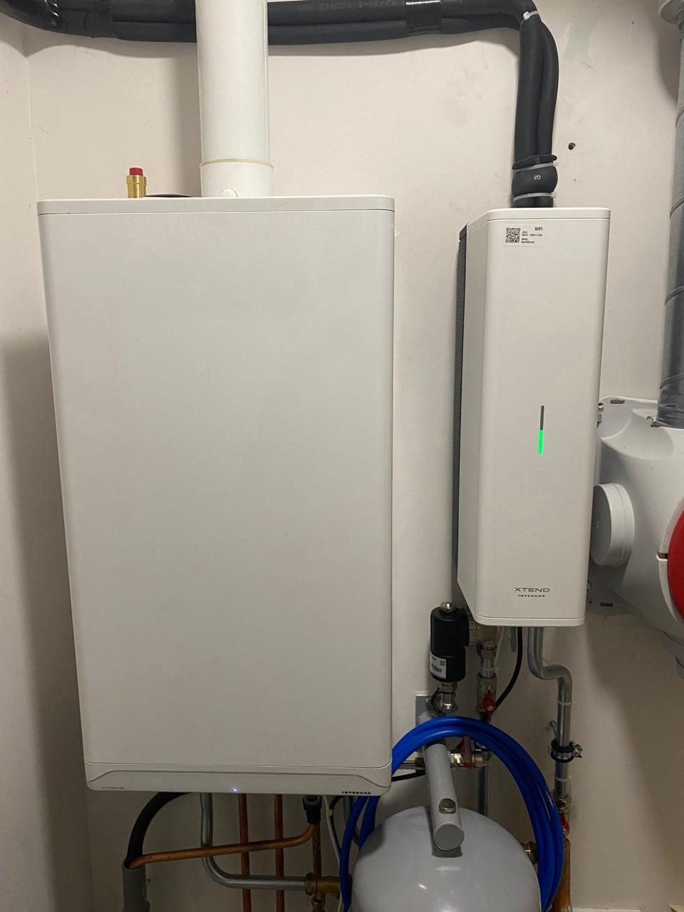 Hybride warmtepomp Intergas Xtend Cool Grey 5 kW