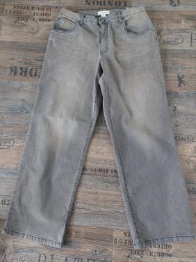 Nieuwe Bonprix damesjeans mt.42 roestbruin/zwart