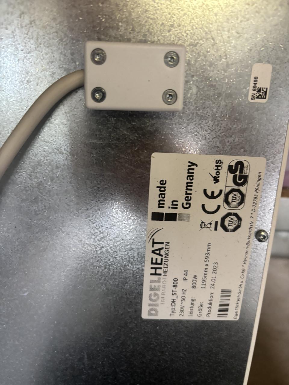 Digel heat infrarood verwarming
