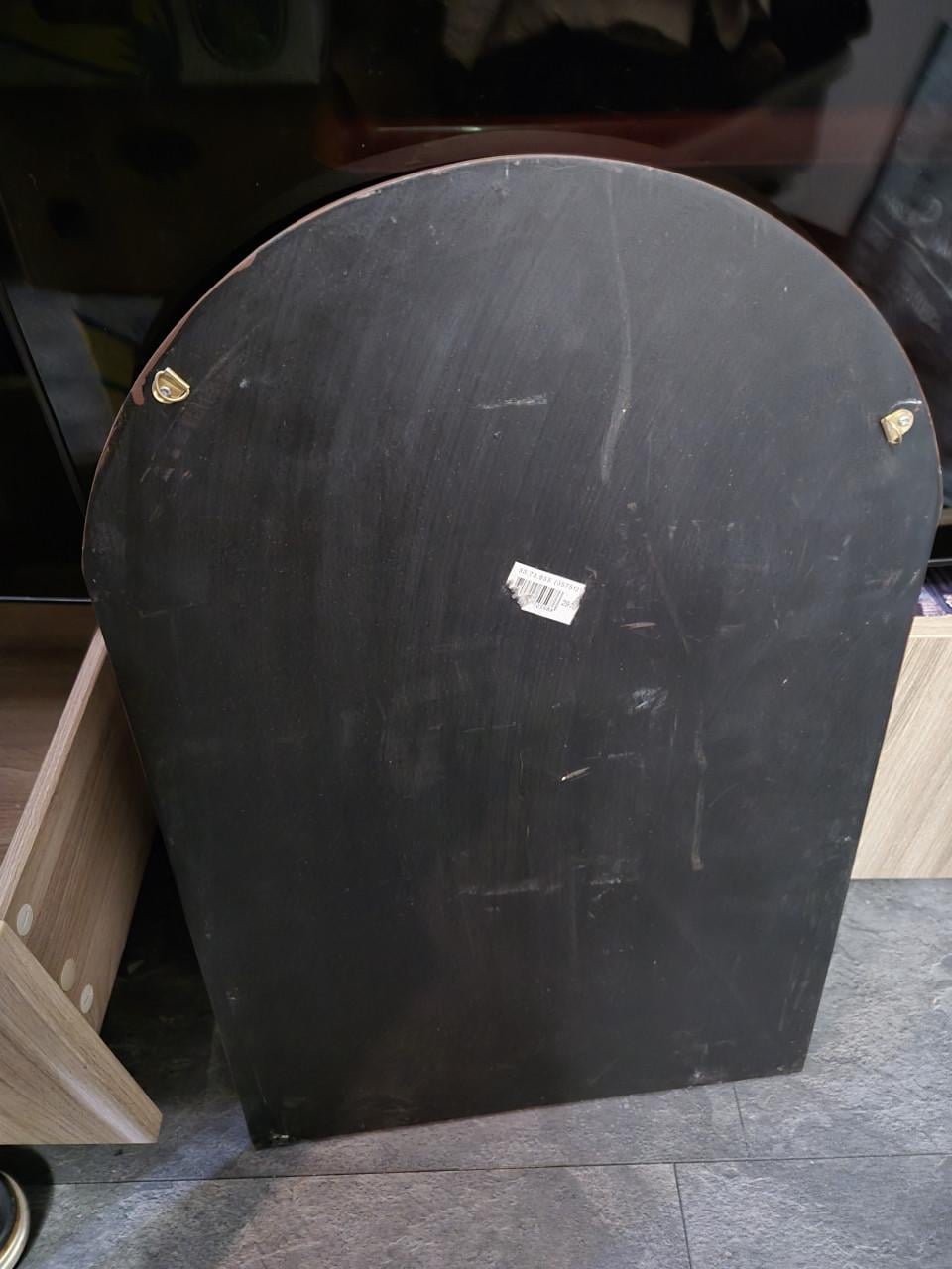 Vintage houten wanddecoratie beren. Afm. 60x40 cm bruine lijst