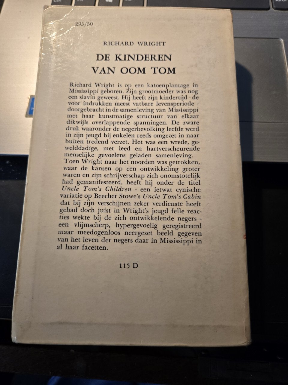 Boek: De kinderen van oom Tom , Richard Wright 1969