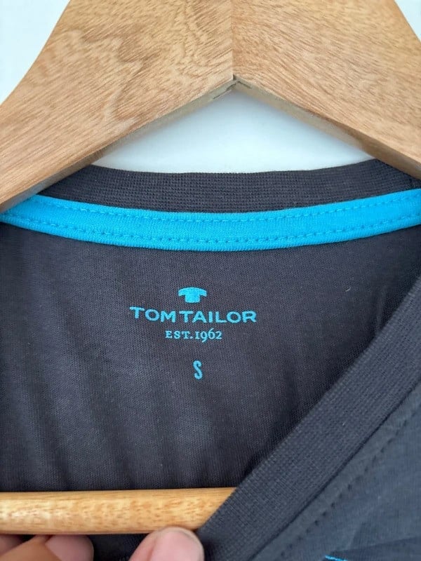 Tom Tailor T-shirt 👕 Grijs met Print – Maat S
